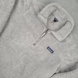 Patagonia Women's L Synchilla Fleece Pullover Gray 1/4 Zip Jacket Sweater